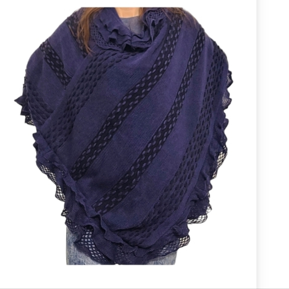 OSFM LIGHTWEIGHT BLUE PONCHO